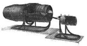 Atar turbojet with Riedel starter